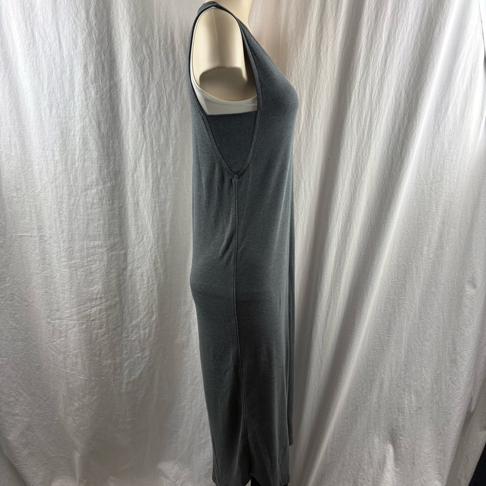 Kit & Ace Good feels brushed sleeveless grey dress M - Picture 6 of 13